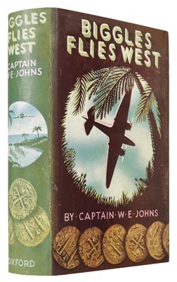 Lot 761 - Johns (W.E). Biggles Flies West, 1st edition, London: Oxford University Press, 1937