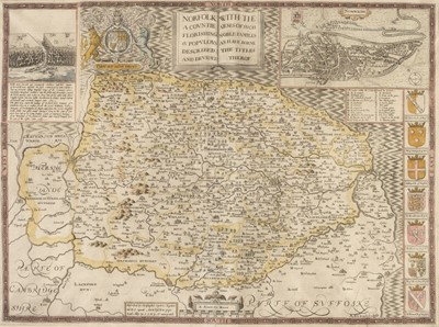 Lot 123 - Norfolk. Speed (John), Norfolk, a Countie Florishing & Populous Described..., 1627