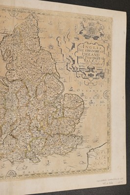 Lot 96 - England & Wales. Saxton (Christopher & Lea Philip), Anglia, The Kingdome of England..., 1693