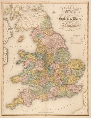 Lot 91 - England & Wales. A collection of sixteen maps, 19th century