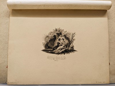 Lot 165 - Petherick (James). Album of miniature watercolour studies, circa 1820-31