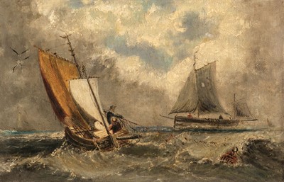 Lot 75 - Taylor (Robert, 1836-1920). Mackerel Fishing & Cod Fishing, circa 1870