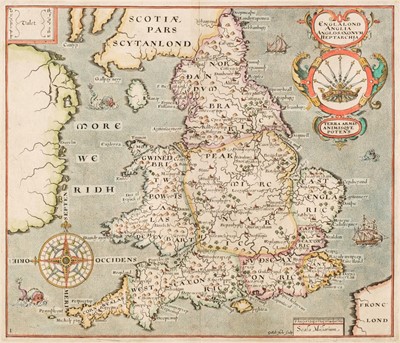 Lot 90 - England & Wales. A collection of 34 Maps, 17th - 19th century
