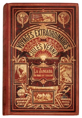 Lot 300 - Verne (Jules). Les Voyages Extraordinaires. La Jangada; huit cents lieues sur l'Amazone, [1881]