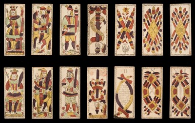 Lot 491 - Silesian playing cards. Silesian Trappola, Wratislaviae (Wroclaw): Franz Buchhold, 1784