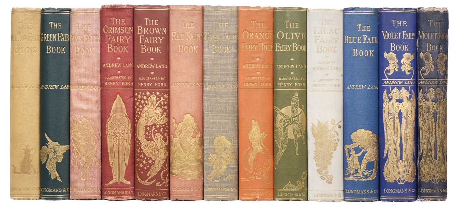 Lot 562 - Lang (Andrew). A complete set of all 12 Fairy Books, 1901-13