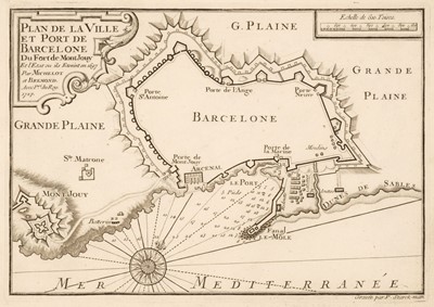 Lot 121 - Michelot (H. & Bremond L.). Recueil de Plusieurs Plans des Ports..,  de la Mediterranee, circa 1730