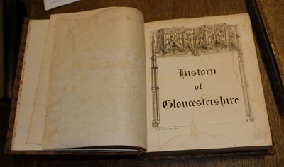 Lot 52 - Rudder (Samuel). A New History of Gloucestershire, Cirencester: Printed by Samuel Rudder, 1779