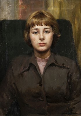 Lot 315 - Goodwin (Robin, 1909-1997). Girl with a Fringe 1950