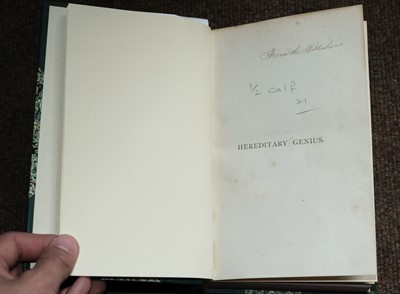 Lot 384 - Galton (Francis). Hereditary Genius, 1st edition, 1869