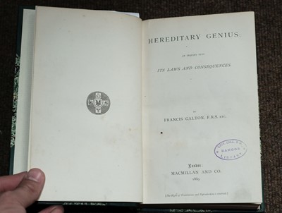 Lot 384 - Galton (Francis). Hereditary Genius, 1st edition, 1869