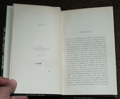 Lot 384 - Galton (Francis). Hereditary Genius, 1st edition, 1869