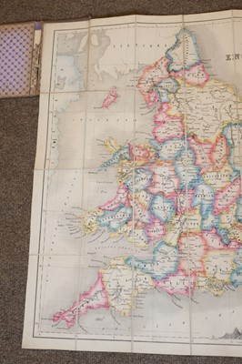Lot 89 - England & Wales. A collection of 10 folding maps, mostly 19th century