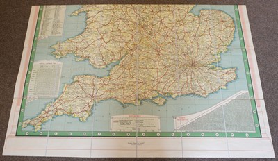 Lot 89 - England & Wales. A collection of 10 folding maps, mostly 19th century
