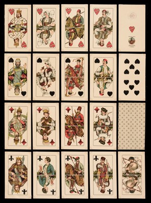 Lot 492 - Slovenian playing cards. Slovanski Tarok, Ljubljana: Prva Slovanska Tovarna Igralnih Kart, c.1910