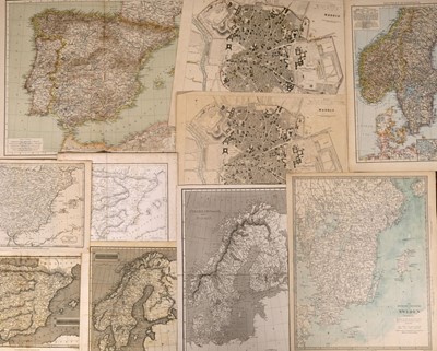 Lot 102 - Foreign Maps. A collection of approximately 200 Foreign maps, mostly 19th century