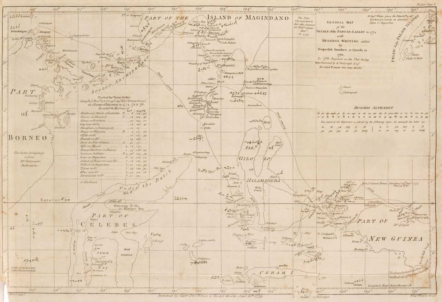 Lot 16 - Forrest (Thomas). A Voyage from Calcutta to the Mergui Archipelago, 1st edition, 1792