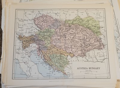 Lot 119 - Maps. A collection of approximately 725 maps,  19th & early 20th century