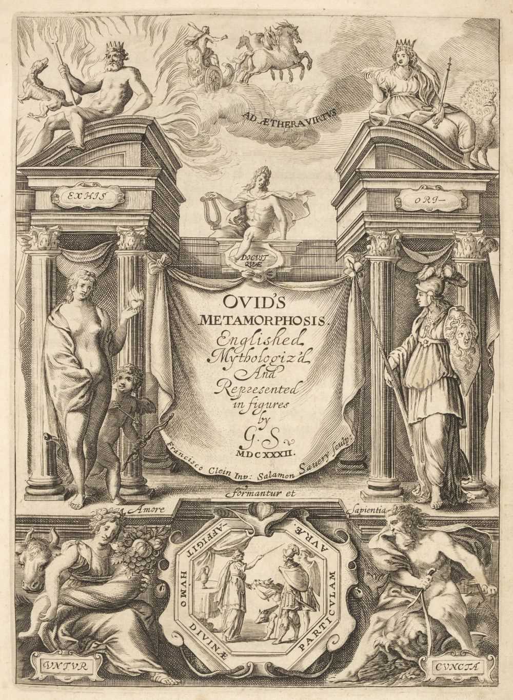Lot 209 - Ovidius Naso (Publius). Ovid's Metamorphosis Englished..., 1632