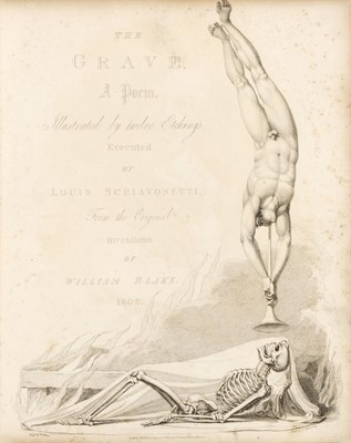 Lot 238 - Blake (William, illustrator). The Grave, A Poem. By Robert Blair...., 1813
