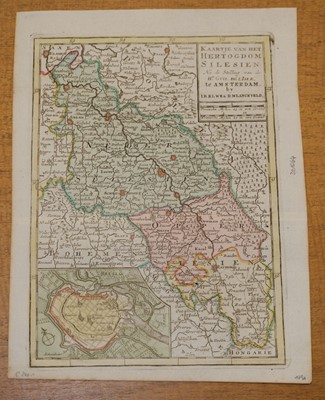 Lot 135 - Poland/Silesia. A collection of seven maps, mostly 17th & 18th century