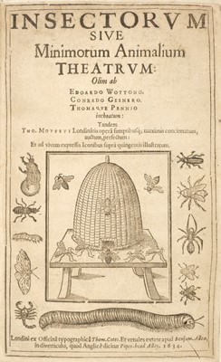 Lot 64 - Moffet (Thomas). Insectorum siue Minimorum animalium theatrum..., 1634