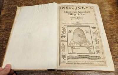 Lot 82 - Moffet (Thomas). Insectorum siue Minimorum animalium theatrum..., 1634