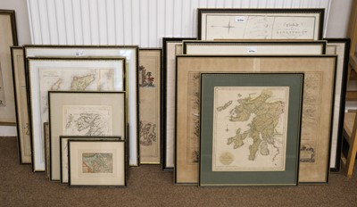 Lot 137 - Scotland. A collection of fifteen maps. 17th - 19th century