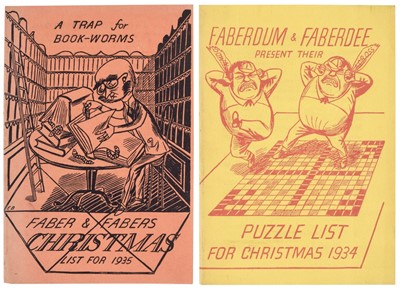 Lot 531 - Bawden (Edward).  Faberdum & Faberdee Puzzle List for Christmas 1934..., and others