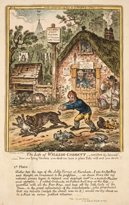 Lot 275 - Gillray (James). The Life of William Cobbett ..., numbers 1 - 8, H. Humphrey, 1809