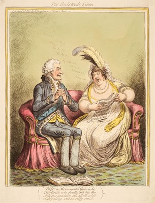 Lot 272 - Gillray (James). The Bulstrode Siren, H. Humphrey April 14th. 1803