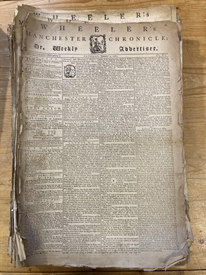 Lot 237 - Manchester Newspapers. A collection of Manchester newspapers, late 18th & early 19th c.