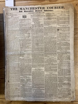 Lot 237 - Manchester Newspapers. A collection of Manchester newspapers, late 18th & early 19th c.