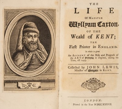 Lot 129 - Lewis (John). The Life of Mayster Wyllyam Caxton..., 1737