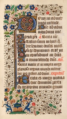 Lot 10 - Book of Hours. Use of Rouen, in Latin, [Northern France: Rouen, c. 1450]