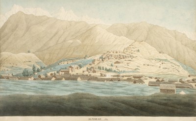 Lot 20 - Hearsey (Hyder Young, 1782-1840). Almora, Uttar Pradesh, India, 1815, watercolour