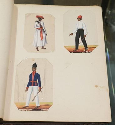 Lot 26 - Mica Paintings. An Album containing 85 paintings, circa 1850