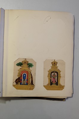 Lot 26 - Mica Paintings. An Album containing 85 paintings, circa 1850