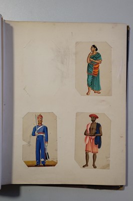 Lot 26 - Mica Paintings. An Album containing 85 paintings, circa 1850