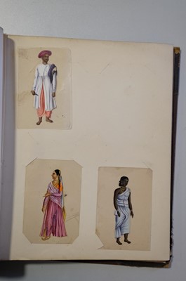 Lot 26 - Mica Paintings. An Album containing 85 paintings, circa 1850
