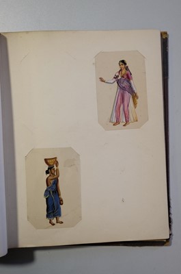 Lot 26 - Mica Paintings. An Album containing 85 paintings, circa 1850