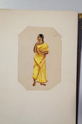 Lot 26 - Mica Paintings. An Album containing 85 paintings, circa 1850