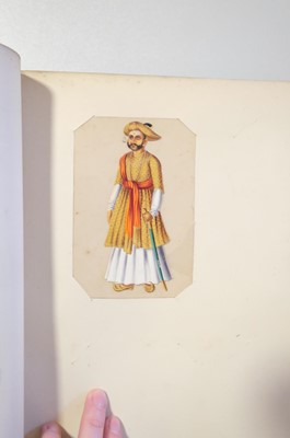 Lot 26 - Mica Paintings. An Album containing 85 paintings, circa 1850