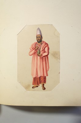 Lot 26 - Mica Paintings. An Album containing 85 paintings, circa 1850