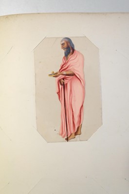 Lot 26 - Mica Paintings. An Album containing 85 paintings, circa 1850