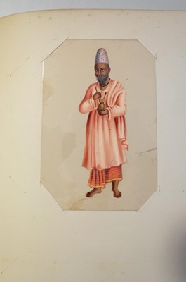 Lot 26 - Mica Paintings. An Album containing 85 paintings, circa 1850