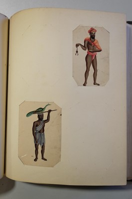 Lot 26 - Mica Paintings. An Album containing 85 paintings, circa 1850