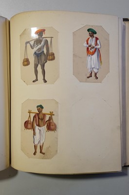 Lot 26 - Mica Paintings. An Album containing 85 paintings, circa 1850