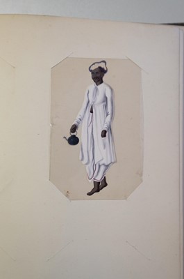 Lot 26 - Mica Paintings. An Album containing 85 paintings, circa 1850