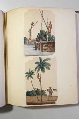 Lot 26 - Mica Paintings. An Album containing 85 paintings, circa 1850